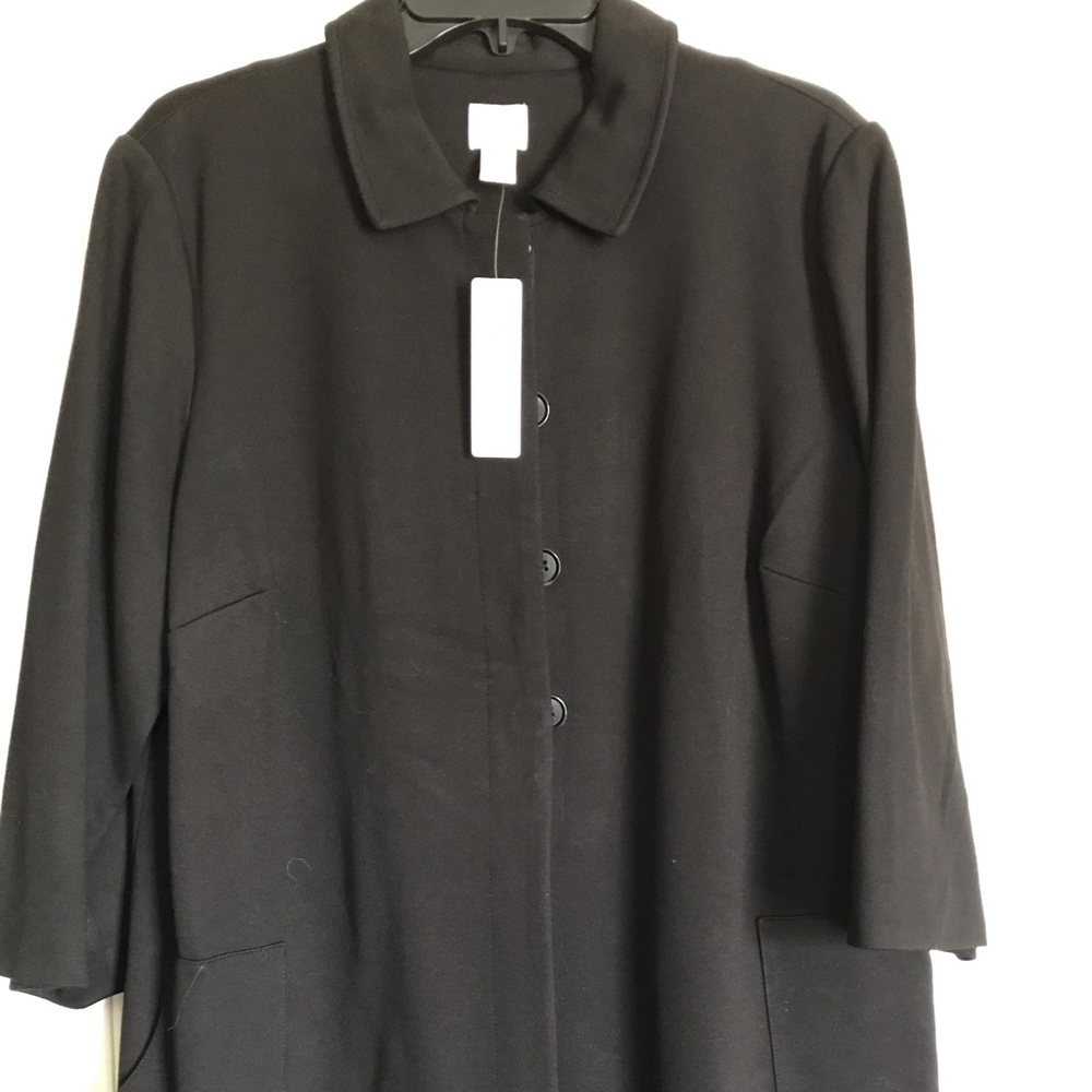 Chicos Ponte Textured Topper Jacket